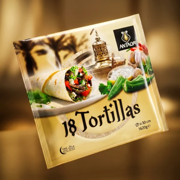 TORTILLAS 90GR 6 x 18 – 108 pcs