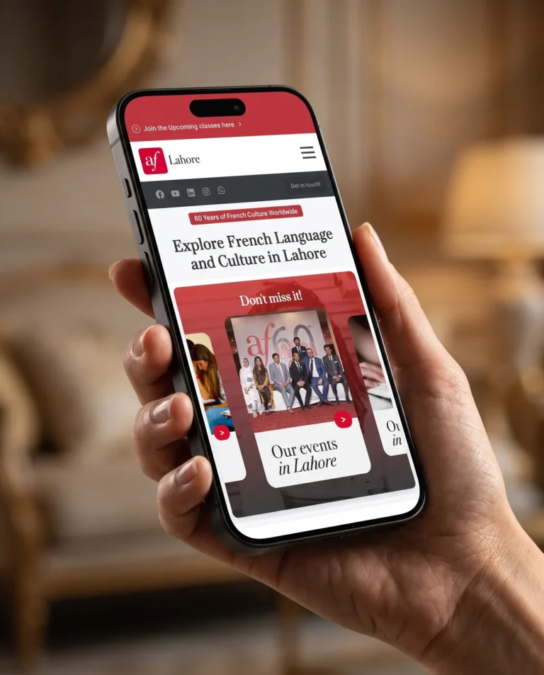 Alliance Française Lahore – Site web | Aliphbay