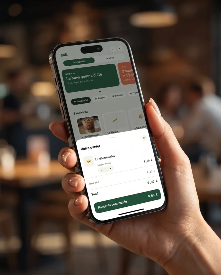 Application de commande – Application & mobile | Aliphbay