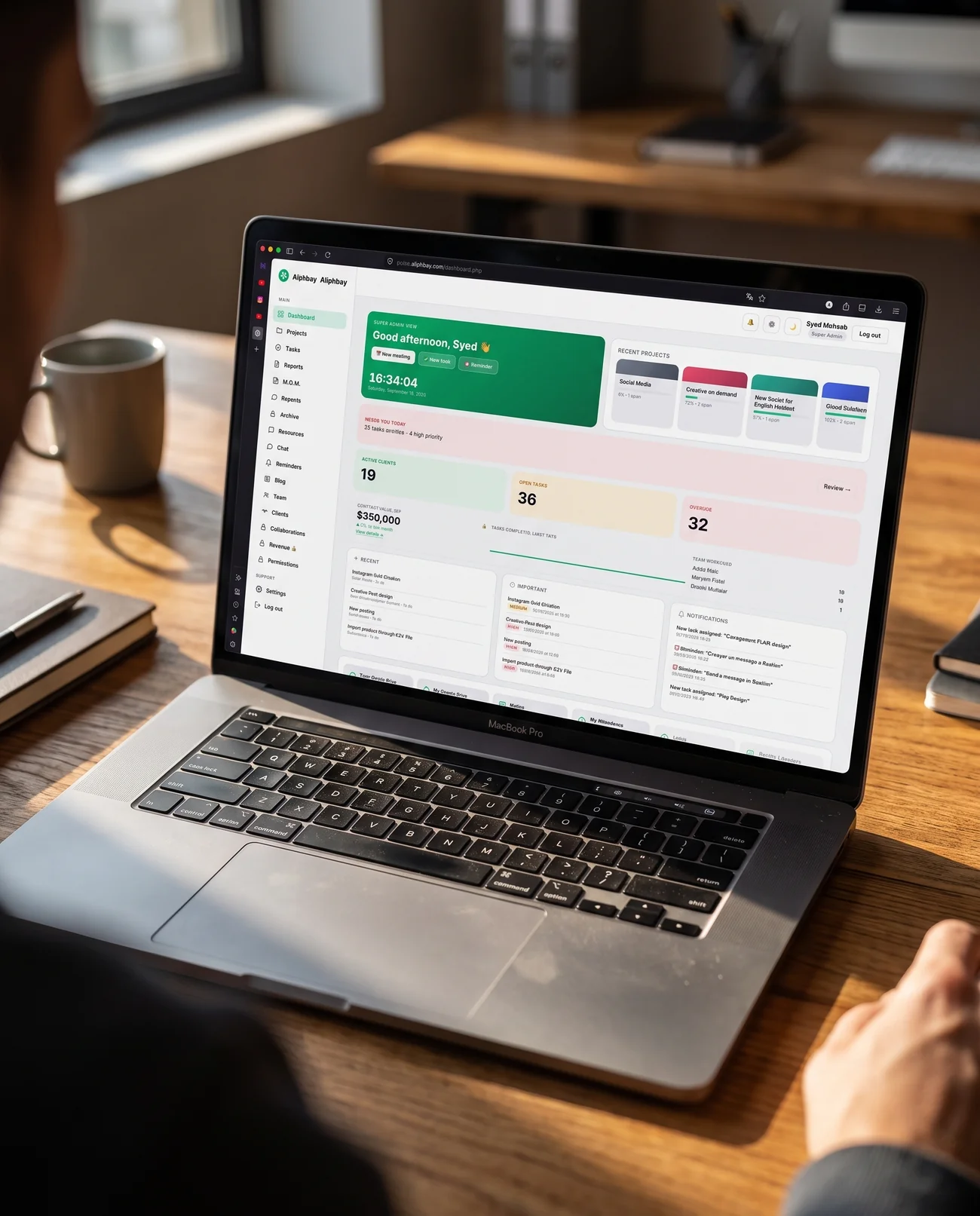 Website design – Application web sur mesure | Aliphbay