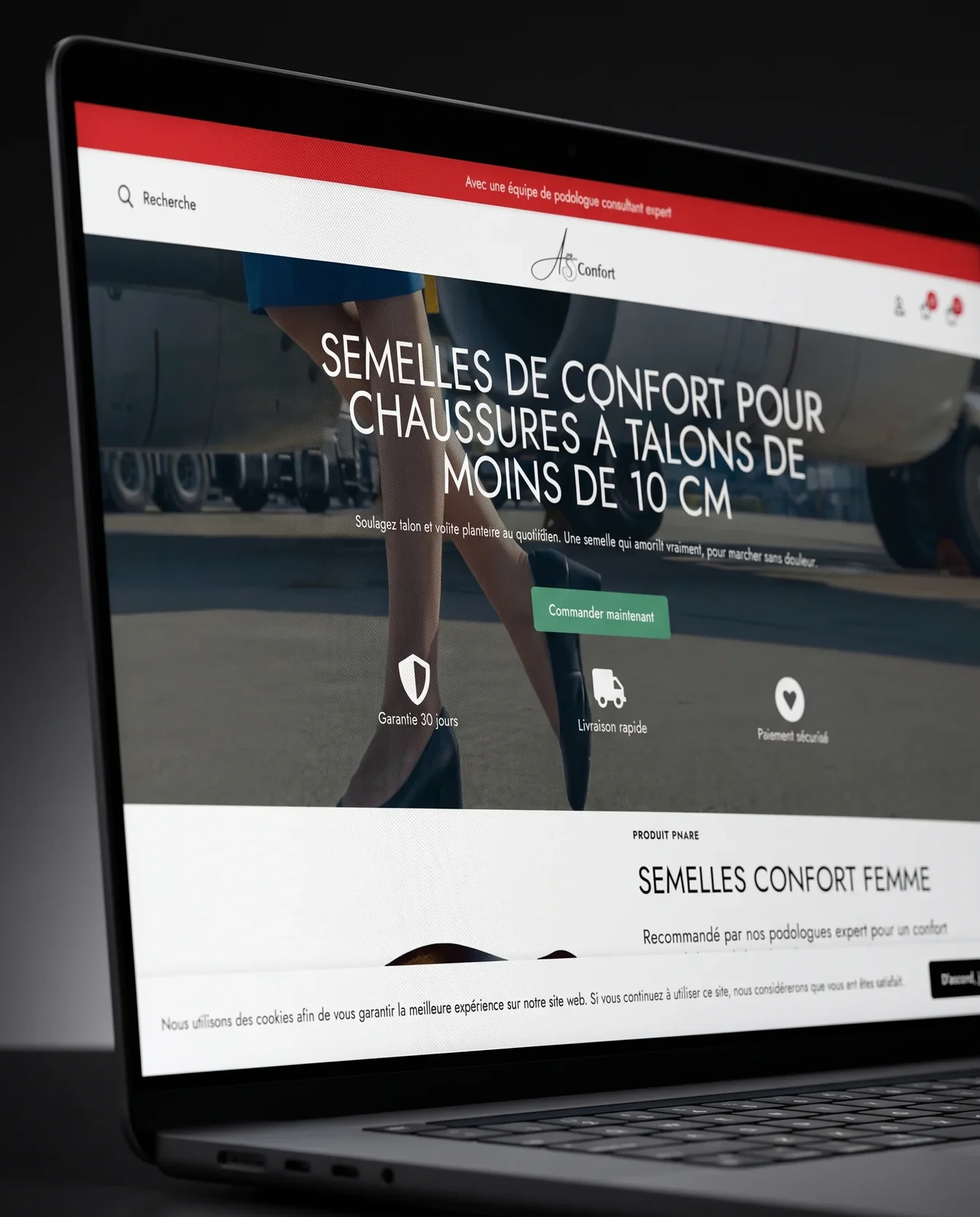 Website design – As Confort | Aliphbay