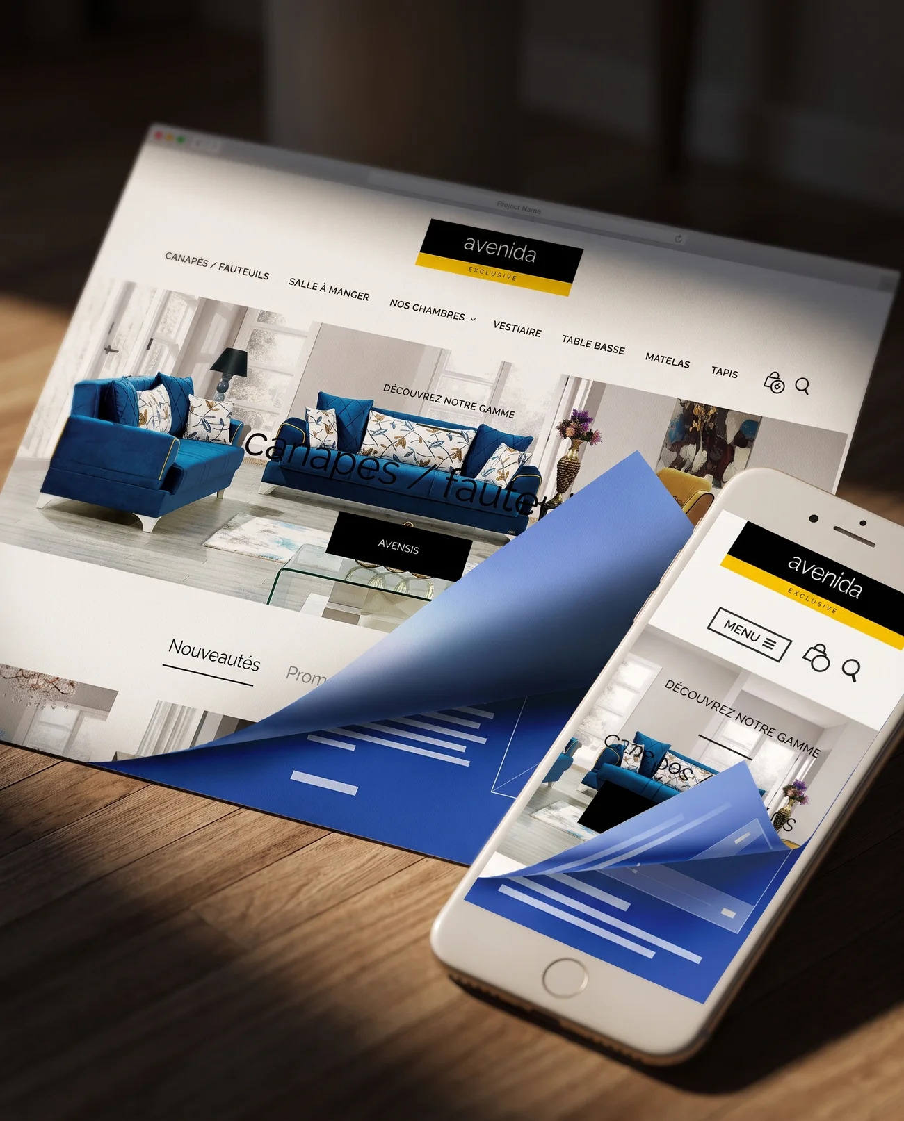 Website design – Avenida | Aliphbay
