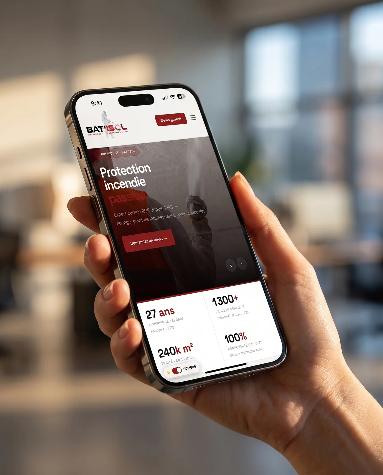 Mobile and app interface – Batisol | Aliphbay