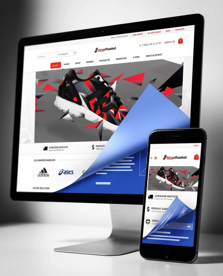 Boutique de chaussures – Site web | Aliphbay