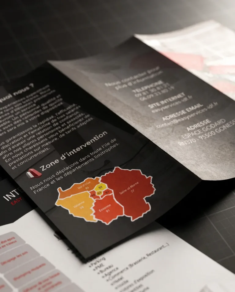 Brochure zone d'intervention – Print | Aliphbay