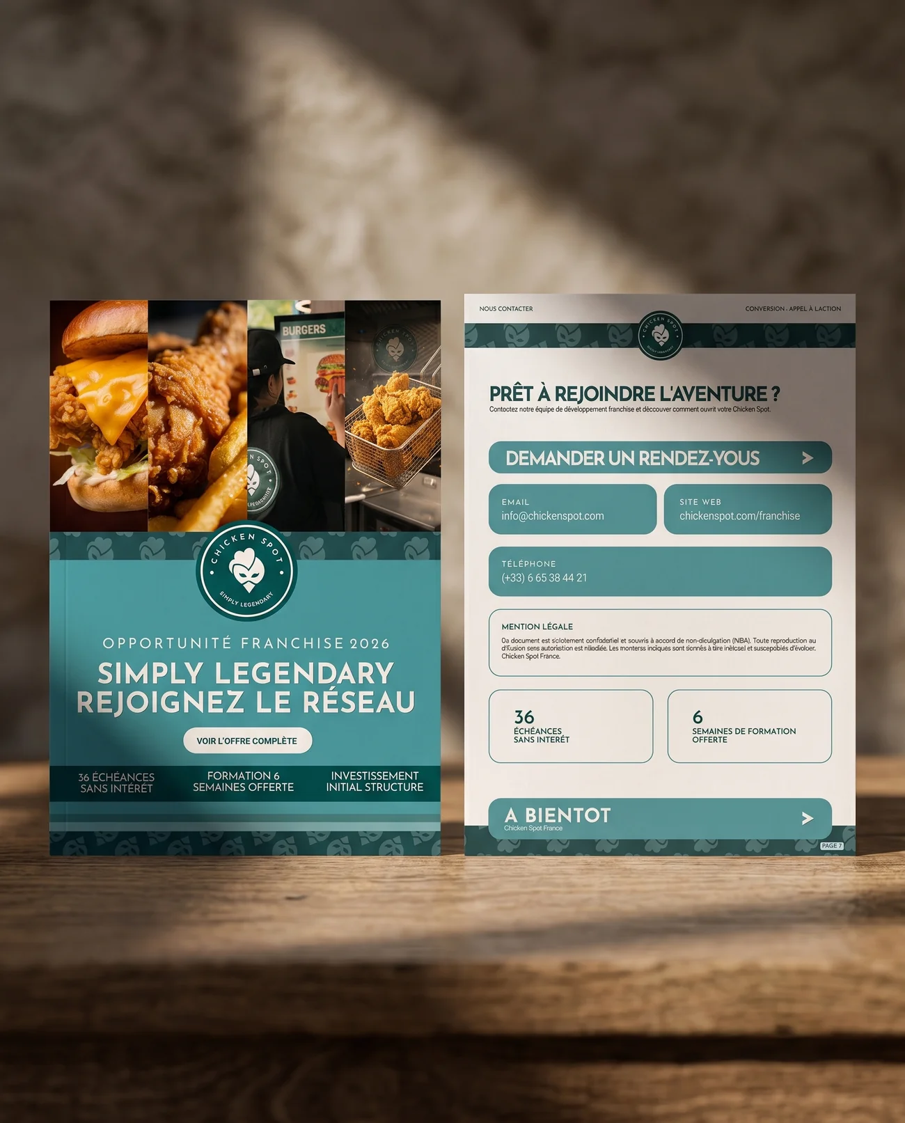 Print design – Chicken Spot | Aliphbay