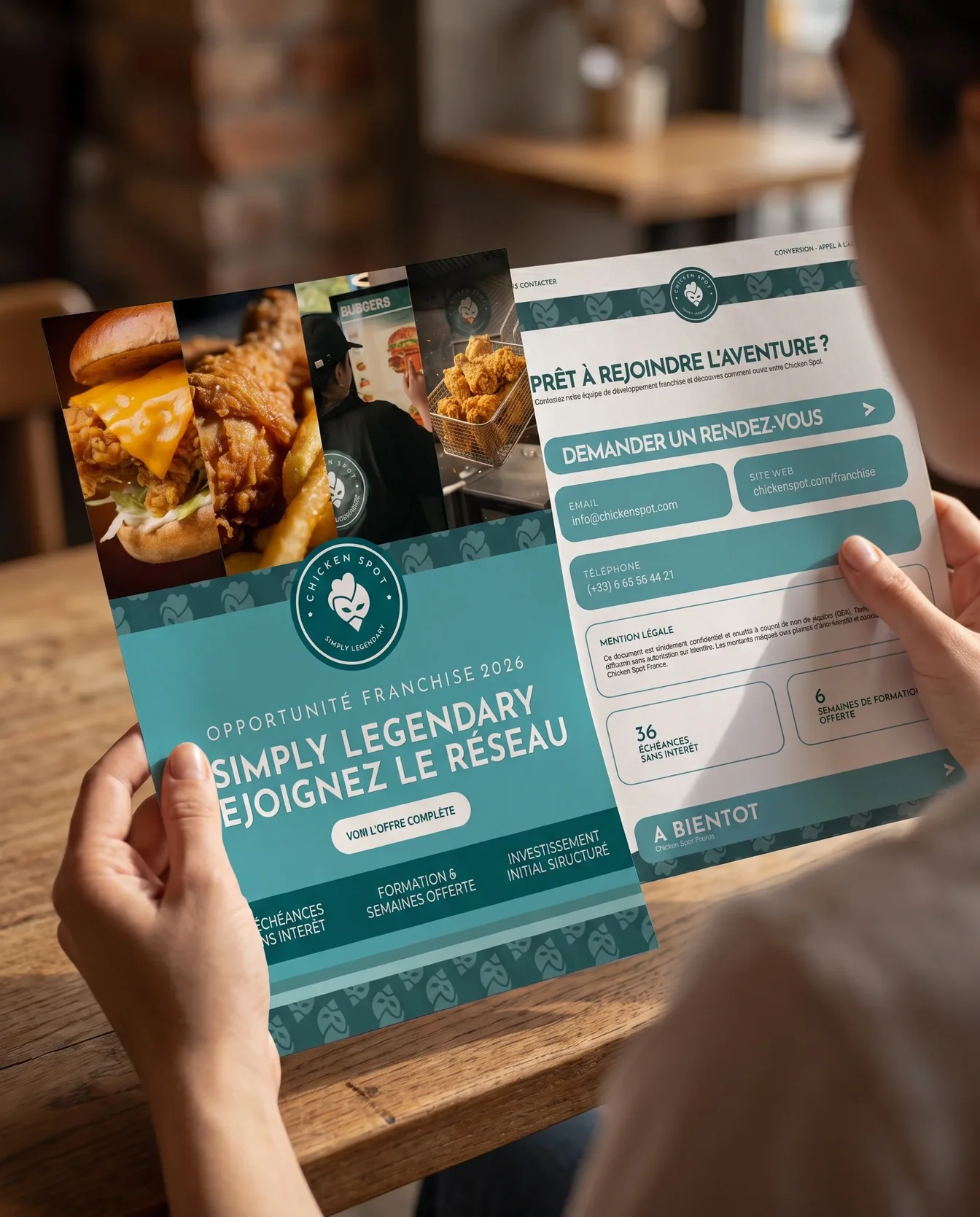 Print design – Chicken Spot | Aliphbay