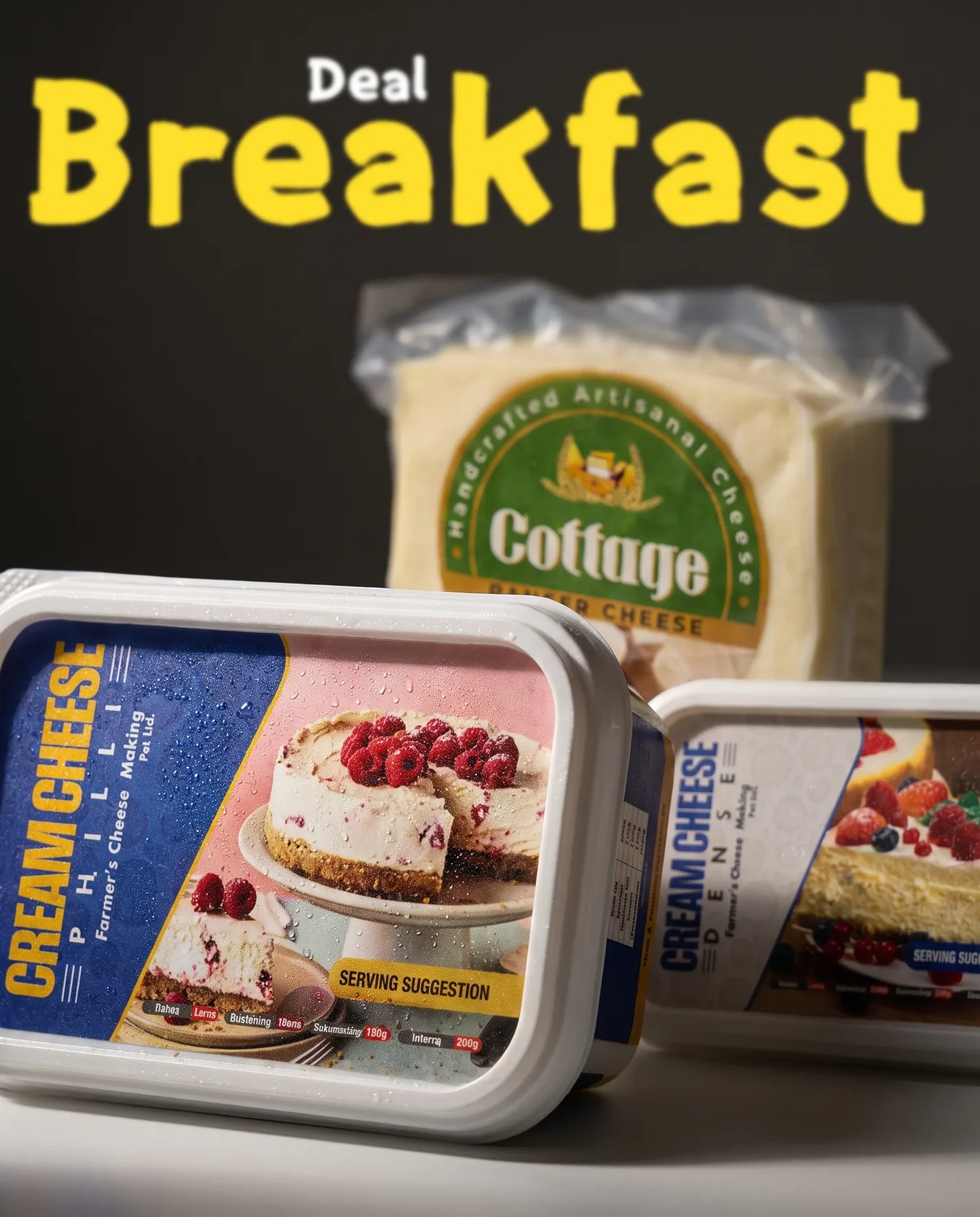 Packaging design – Farmers Cheese | Aliphbay