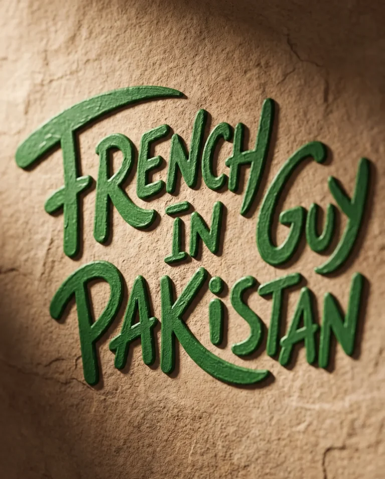 French Guy in Pakistan – Logo & identité | Aliphbay