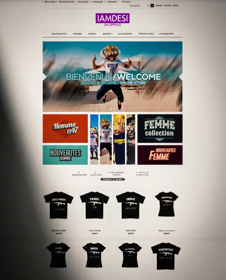 IAMDESI – Site web | Aliphbay