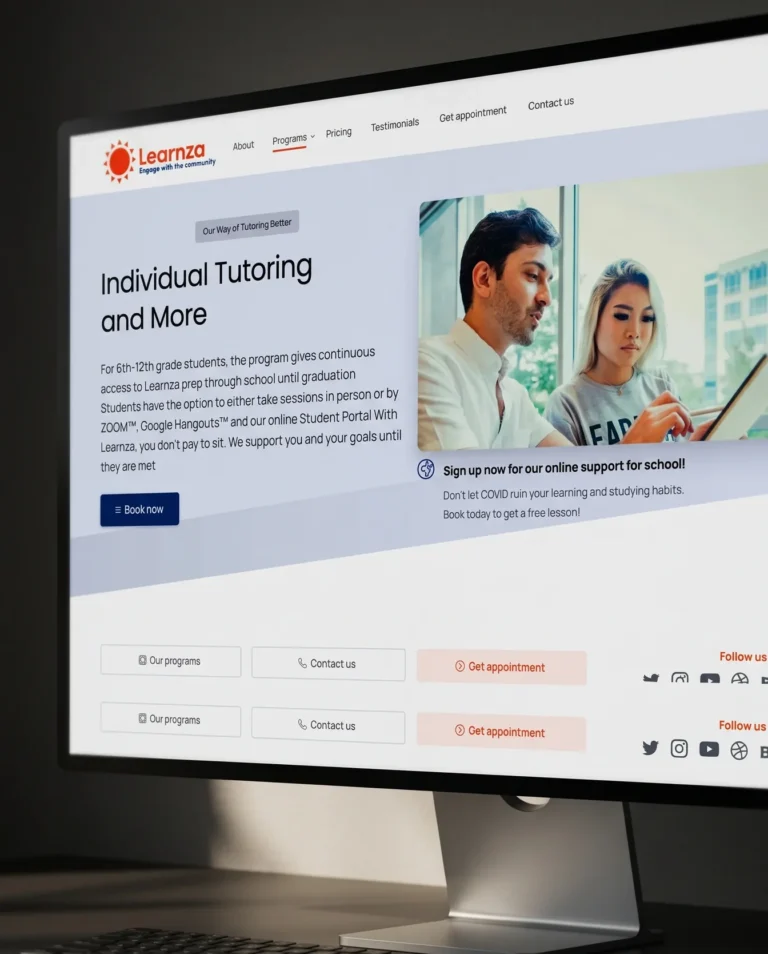 Learnza – Site web | Aliphbay