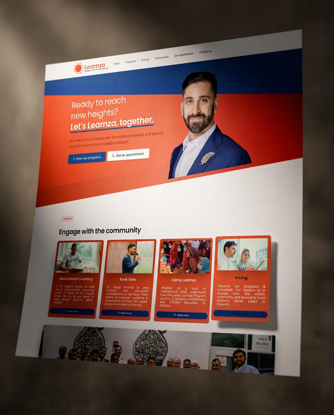 Website design – Learnza | Aliphbay