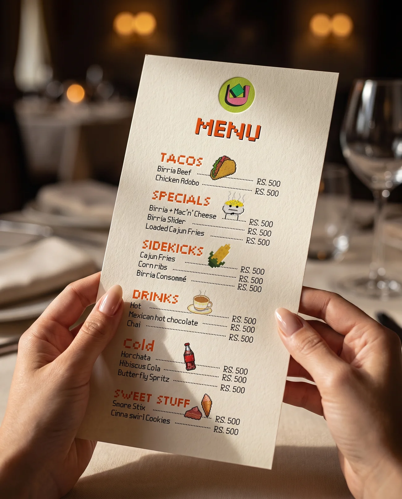 Print design – Menu restaurant | Aliphbay