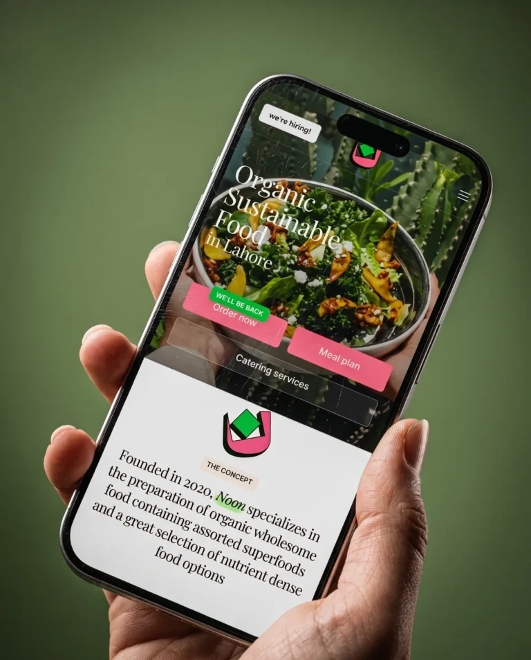 Noon Bistro – Application & mobile | Aliphbay