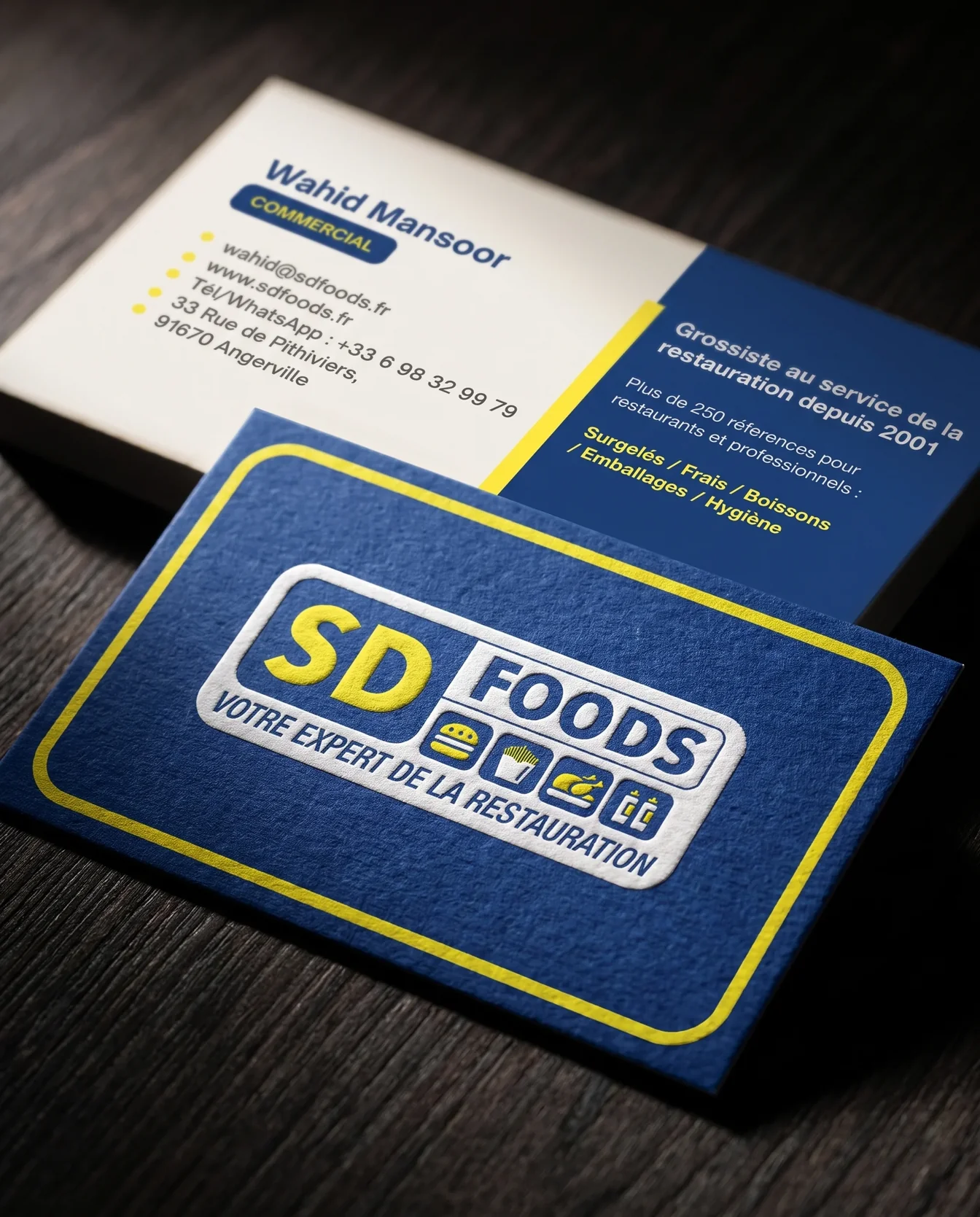 Print design – SD Foods | Aliphbay